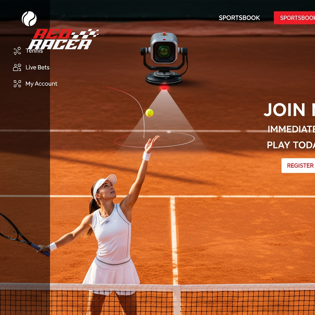 Giocatore di tennis che serve